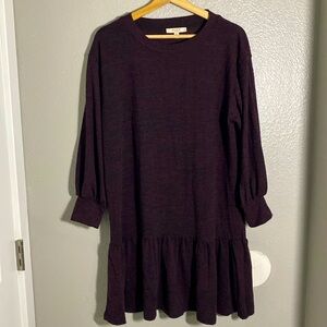 Hani petite long sleeves dress